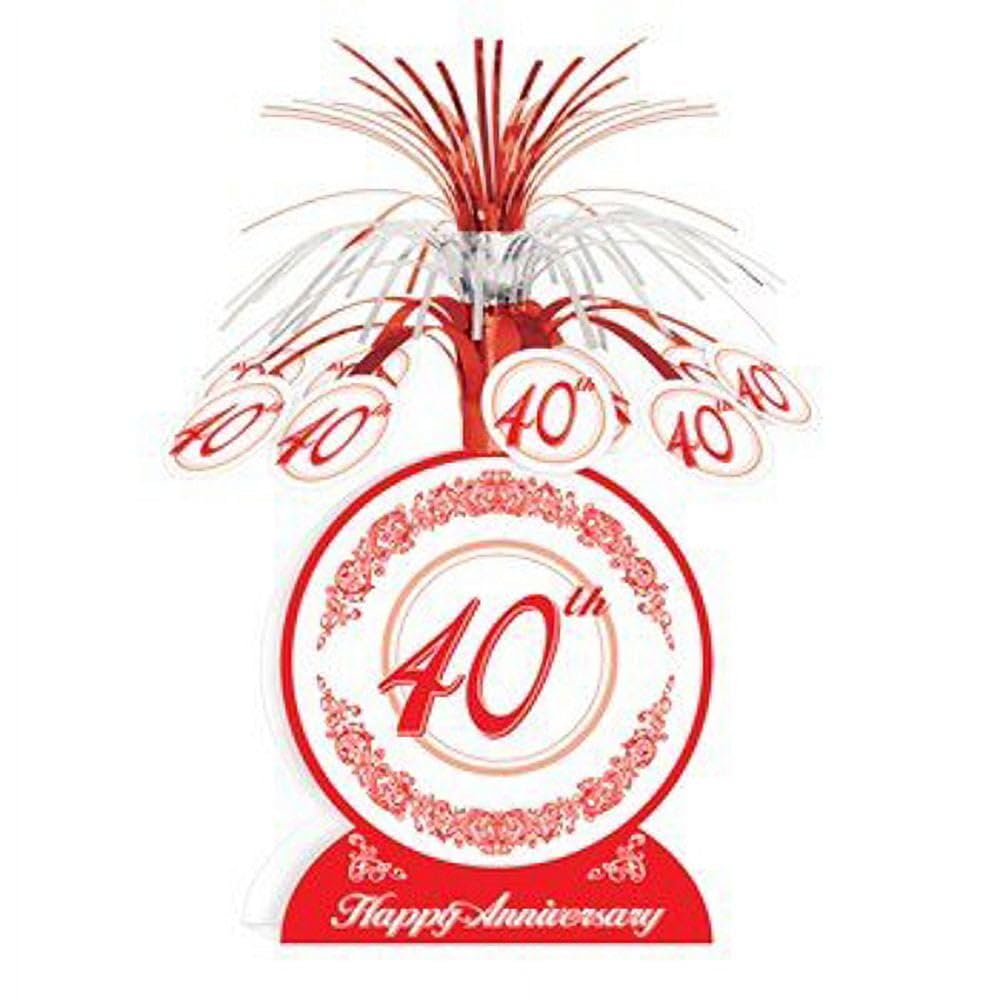 Beistle 40th Anniversary Centrepiece