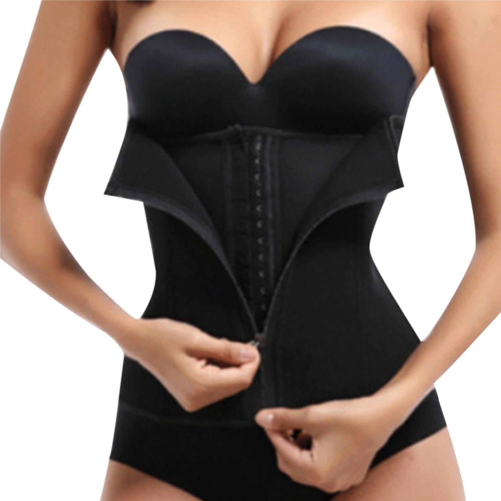 Faja Lumbar Faja Abdominal Adelgazante, Faja Moldeadora De Cuerpo, Faja Moldeadora De Látex Elástico Cinturón Apoyo Lumbar(Beige,S)