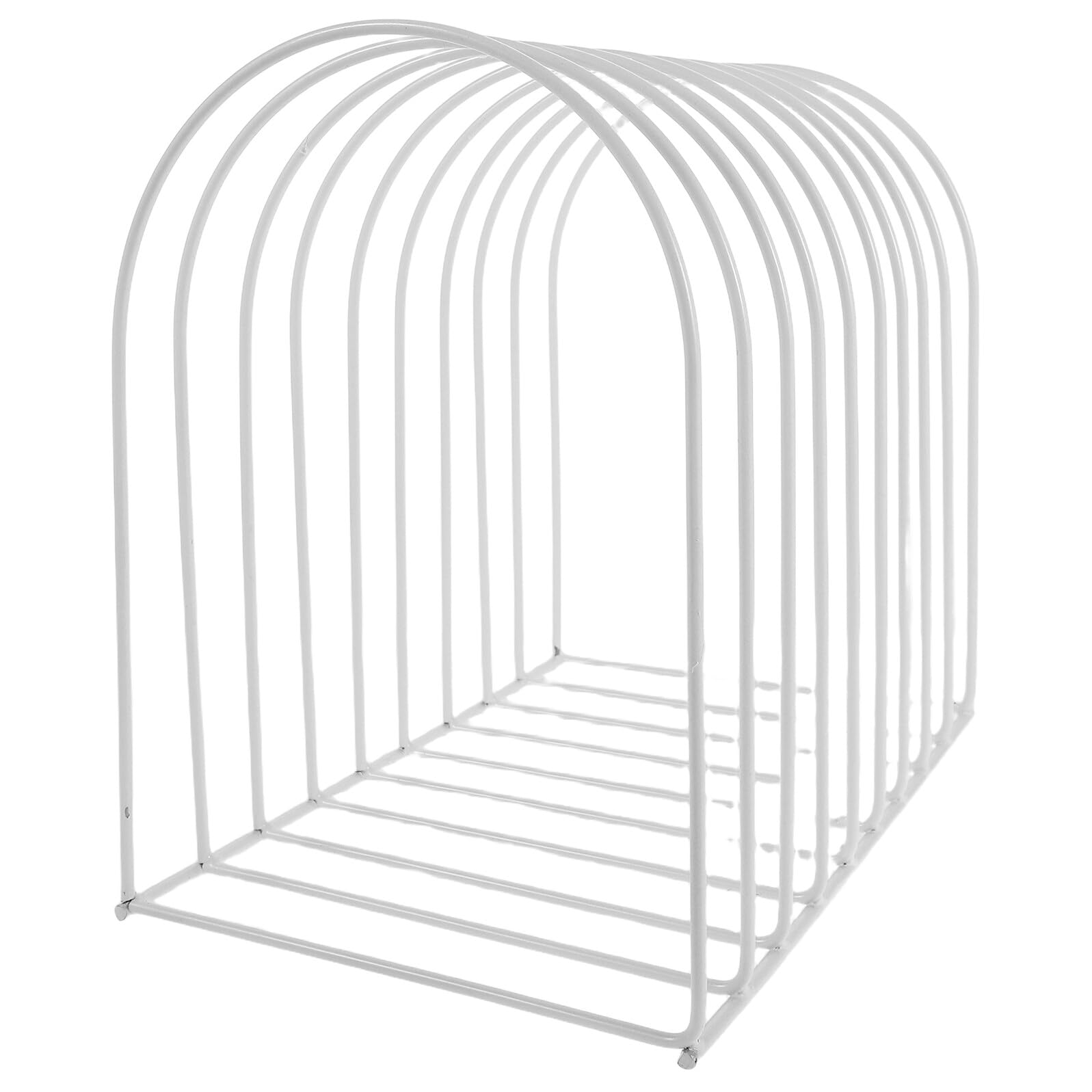 MAGICLULU Organizer Verticale per Documenti in Metallo Bianco Scaffale da Scrivania Resistente e Stabile per Cartelle Libri e Faldoni per Ufficio e Casa