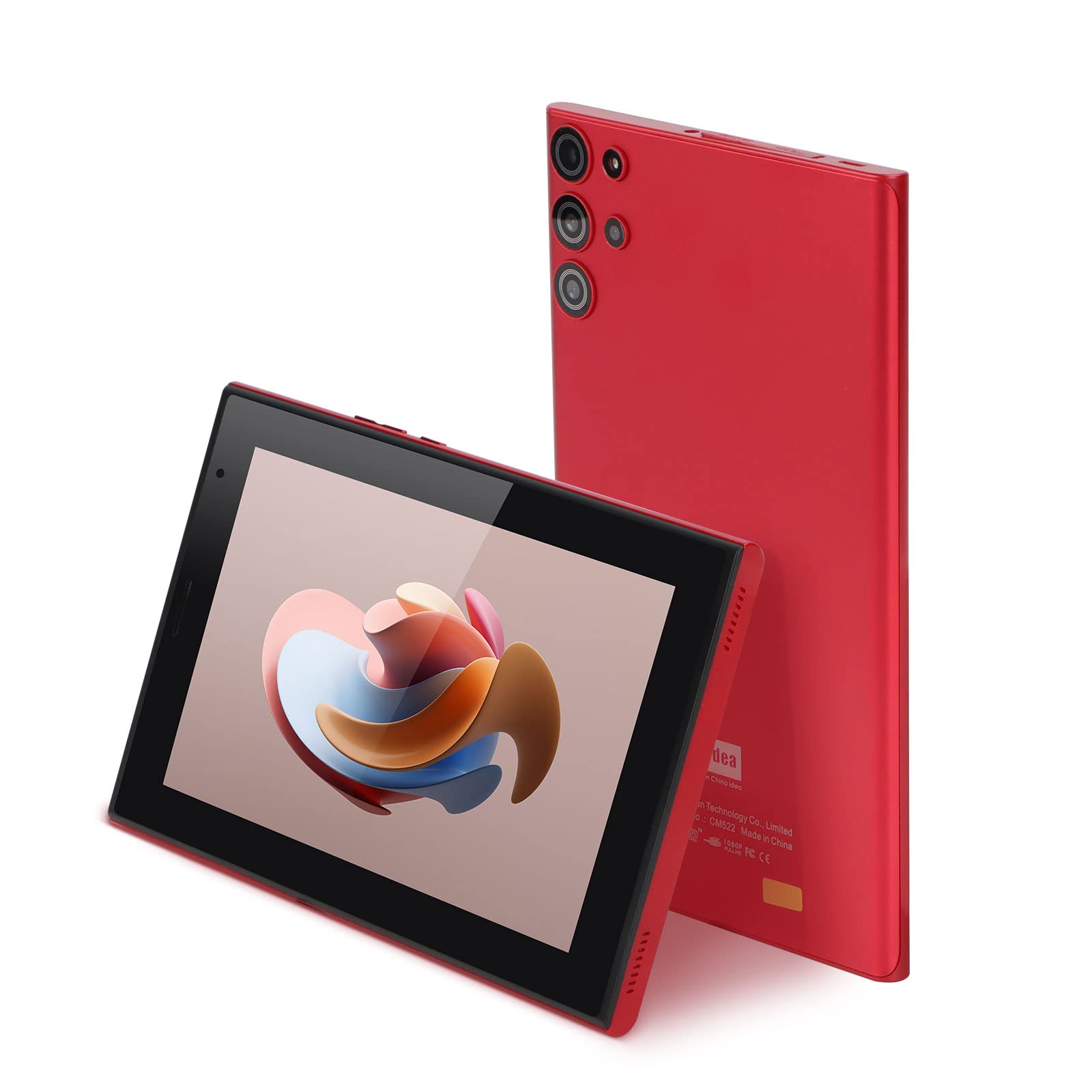 C idea 7 Inch Androi Tablet,RAM 3GB 32GB ROM,5G LTE Tablet PC with Gift,CM522(Red)