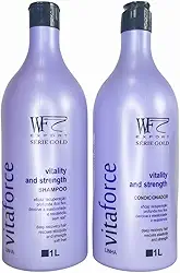 Kit Shampoo e Condicionador para Cabelos com Queda, Fragilizado e Danificado Pós Progressivas 2L