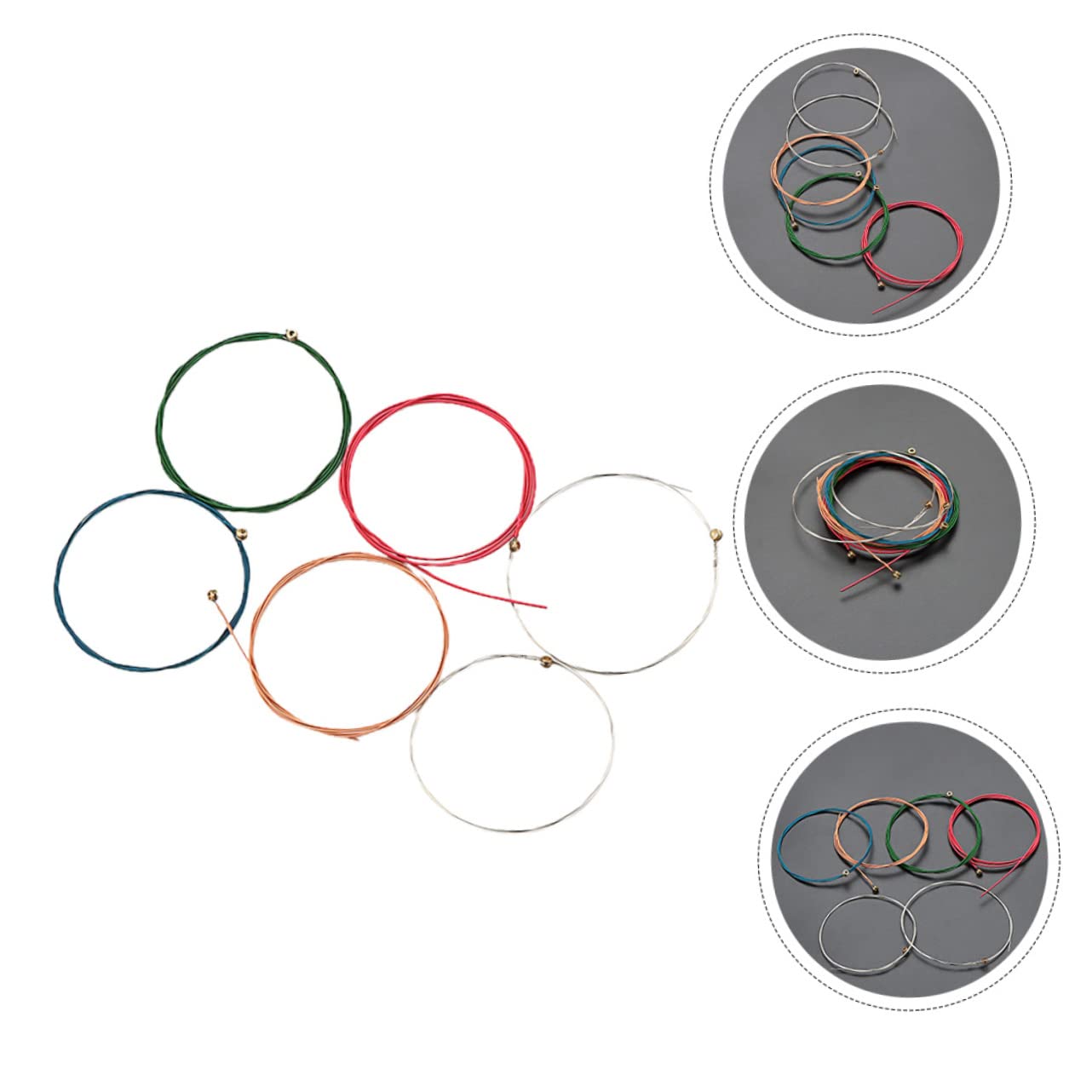 ifundom 18 Pollici corde della chitarra fornitura di chitarre Accessori per chitarra folk corde chitarra guitar strings forniture per chitarra parti di chitarra maggiore Metallo impostare