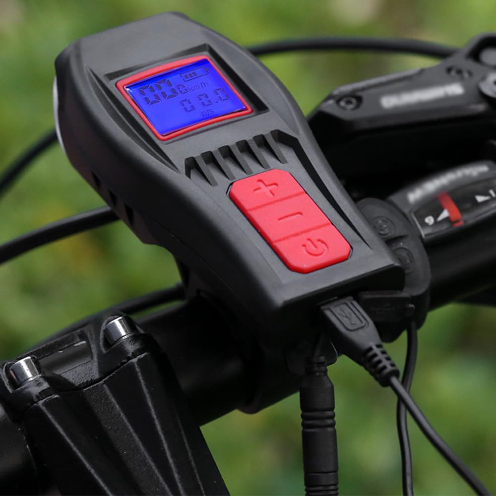 Luci per Bicicletta da Montagna Luci ad Alta luminosità Fari per Bicicletta Cablati Tabella Codici Luci per Ciclismo