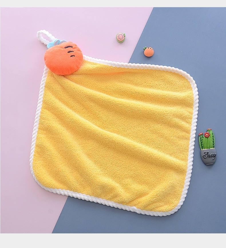 Cotton Multicolor Super Absorbent Loop Hanging Napkin|Hand Towel for Washbasin & Kitchen