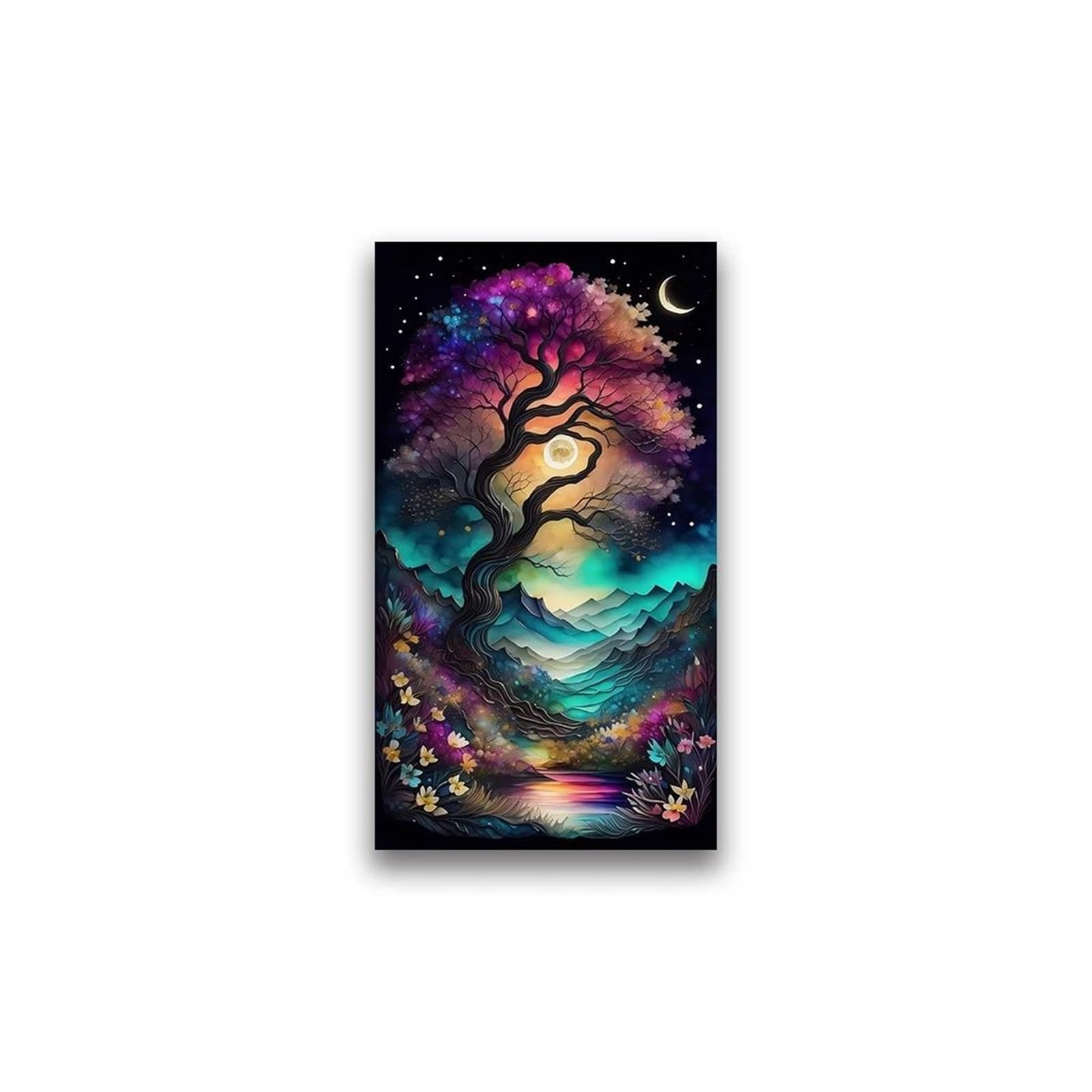 Tableau déco nature esthétique peinture haut de gamme pour bureau