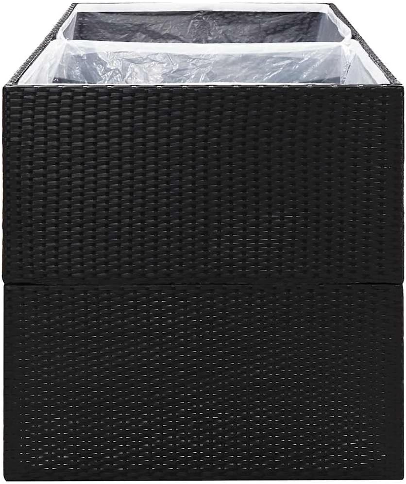 vidaXL Galvanized Iron Gabion Raised Bed - Durable and Weather-, Ideal for Garden Projects - 212.6"x19.7"x19.7" - Silver
