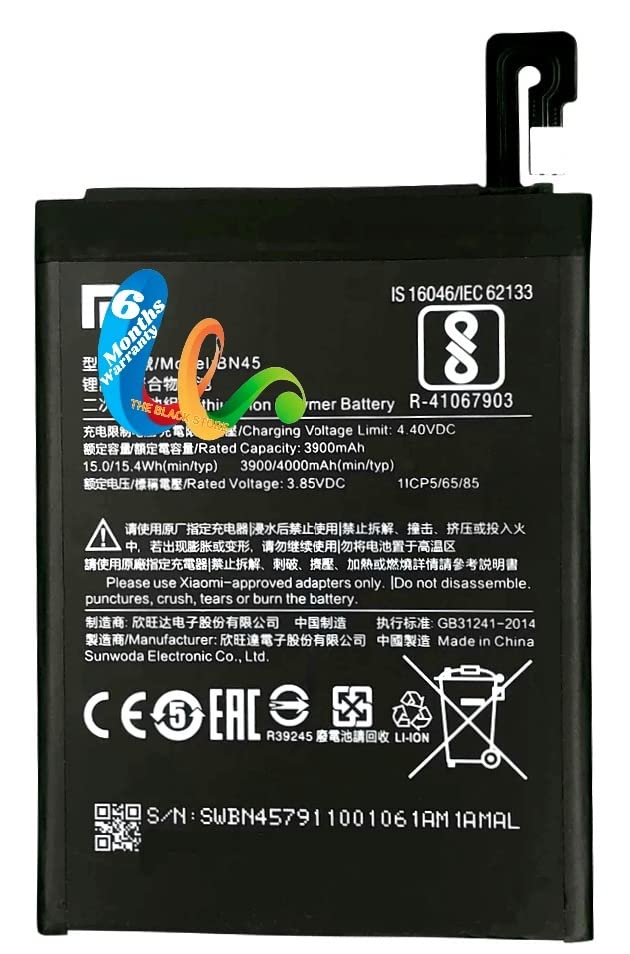 Image of BN45 Mobile Battery for REDMl Note 5 Pro (4000mAh Battery) 6 Months Warranty