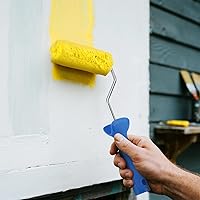 Vista 7 de Yaxa Basics Cubiertas de rodillo de pintura de microfibra, para acabado liso, 4 pulgadas, paquete de 24