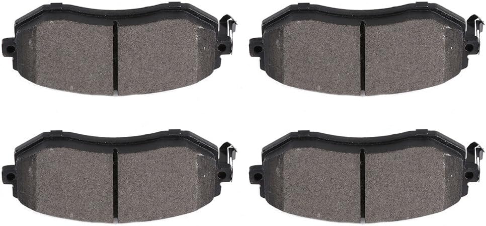 LSAILON [D1539] Front Semi-Metallic Disc Brake Pads Set For Scion FR-S For Subaru BRZ Crosstrek Forester Impreza Legacy Outback WRX XV Crosstrek For Toyota 86 [4PCS]