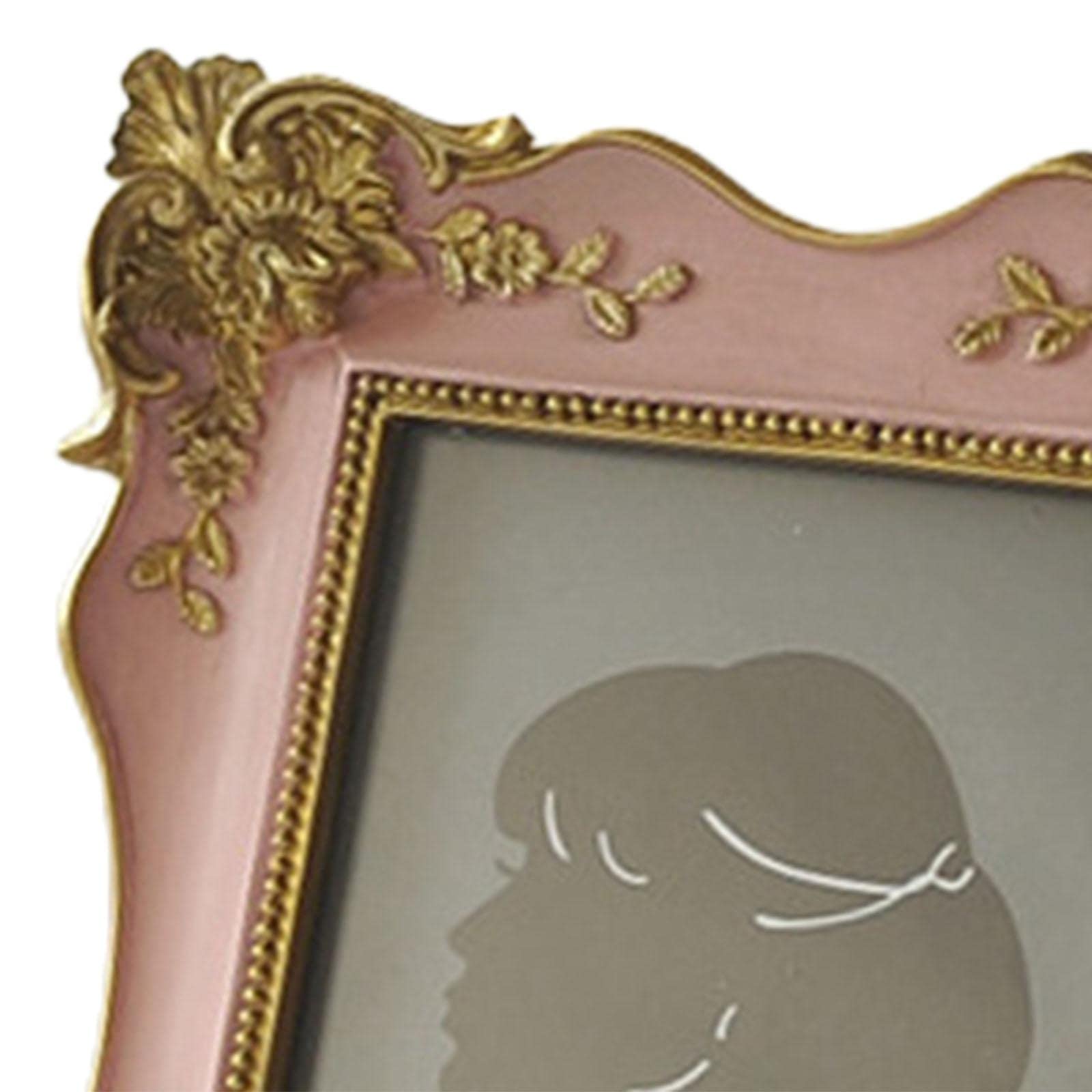 JDJUBOA Picture Frames,Pictures Elegant Pink Photo Frame for Desktop Display
