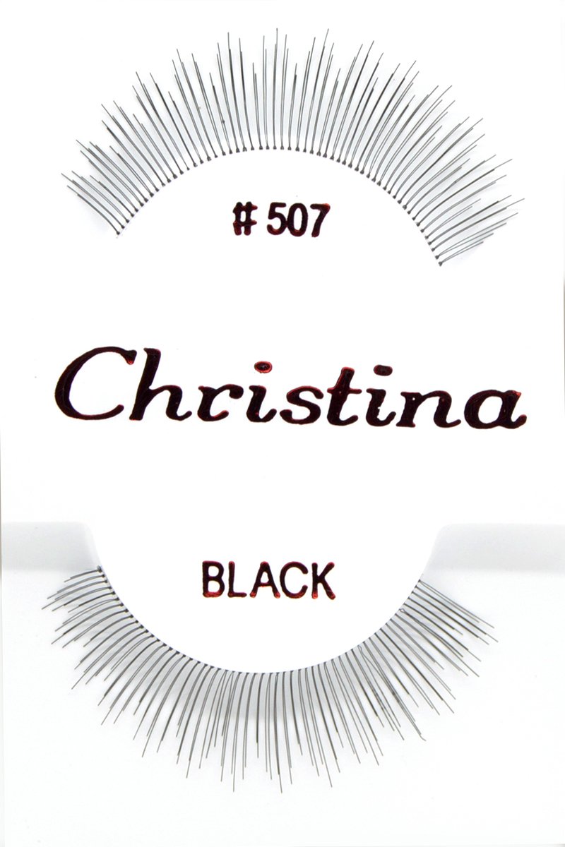 12 Packs #507 Christina 100% Human Hair Fake Eyelashes