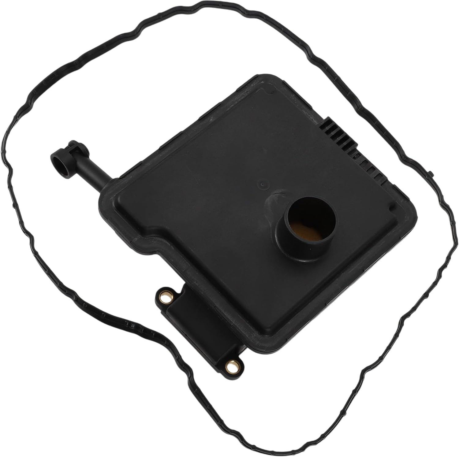 1 Set Transmission Filter Gasket Kit for Hyundai Santa Fe 2019-2023 Engine Automatic Transmission Filter Kit No.463214G300 Black Metal Plastic Rubber