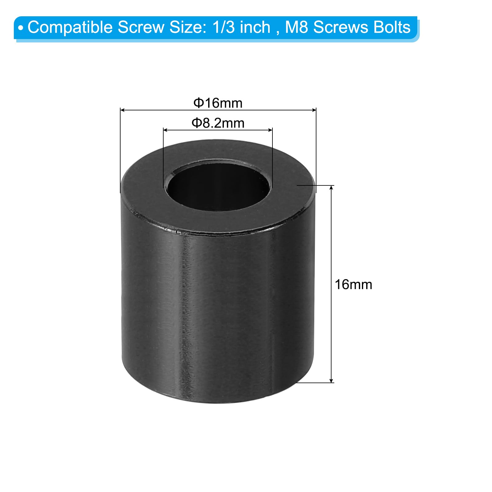 PATIKIL M8 Aluminum Spacer - Image 2