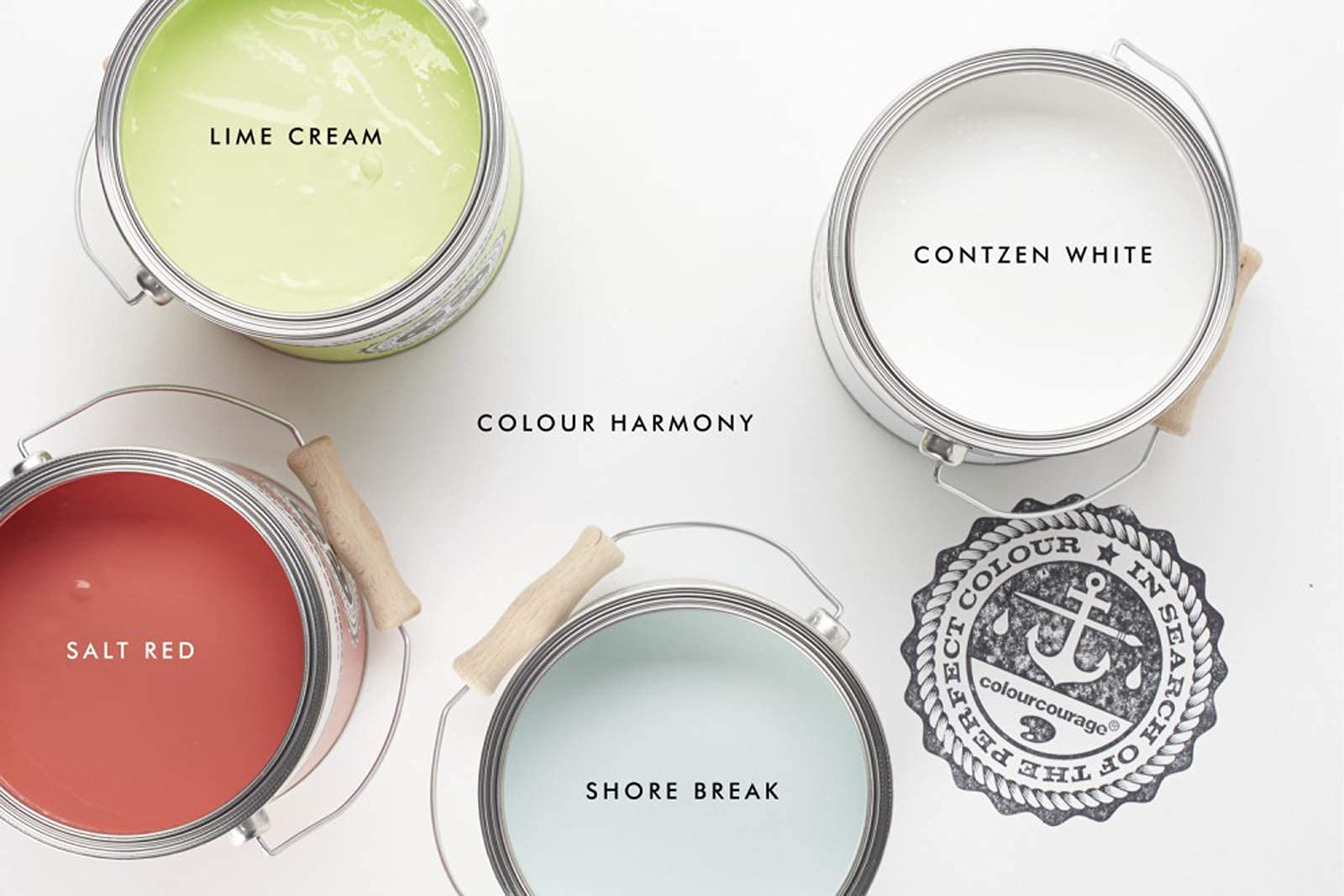 Colourcourage Premium farba ścienna Lime Cream jasnozielona | L719778607 | bezzapachowa | zapobiegająca kapaniu i pryskaniu, 2,5 litra