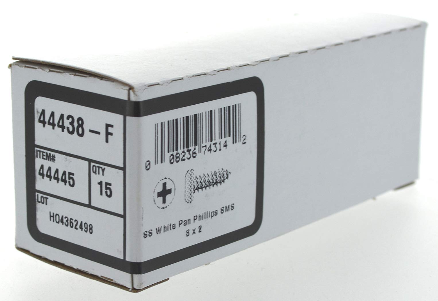 8-32 x 3 in. Flat Head Phillips Machine Screws - 18-8 Stainless - 100qty - NSI Industries