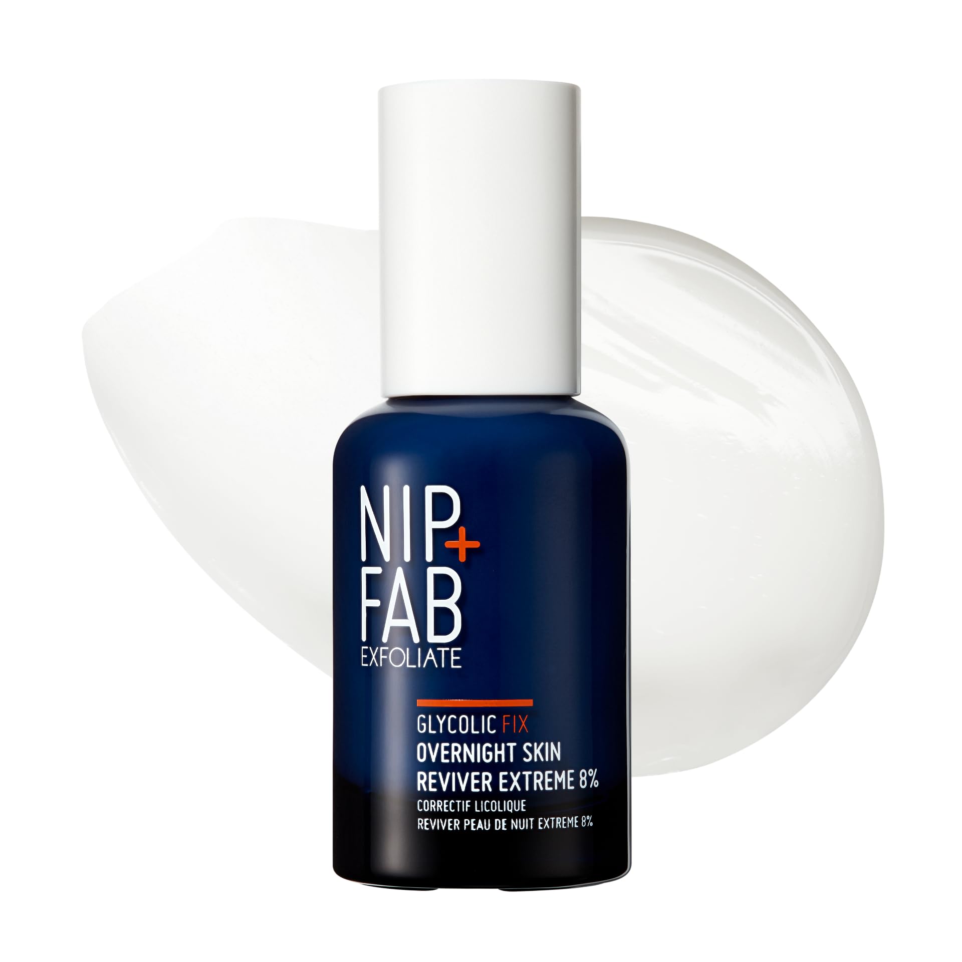 Nip+Fab Glycolic Fix Extreme Overnight Skin Reviver 8% 45Ml