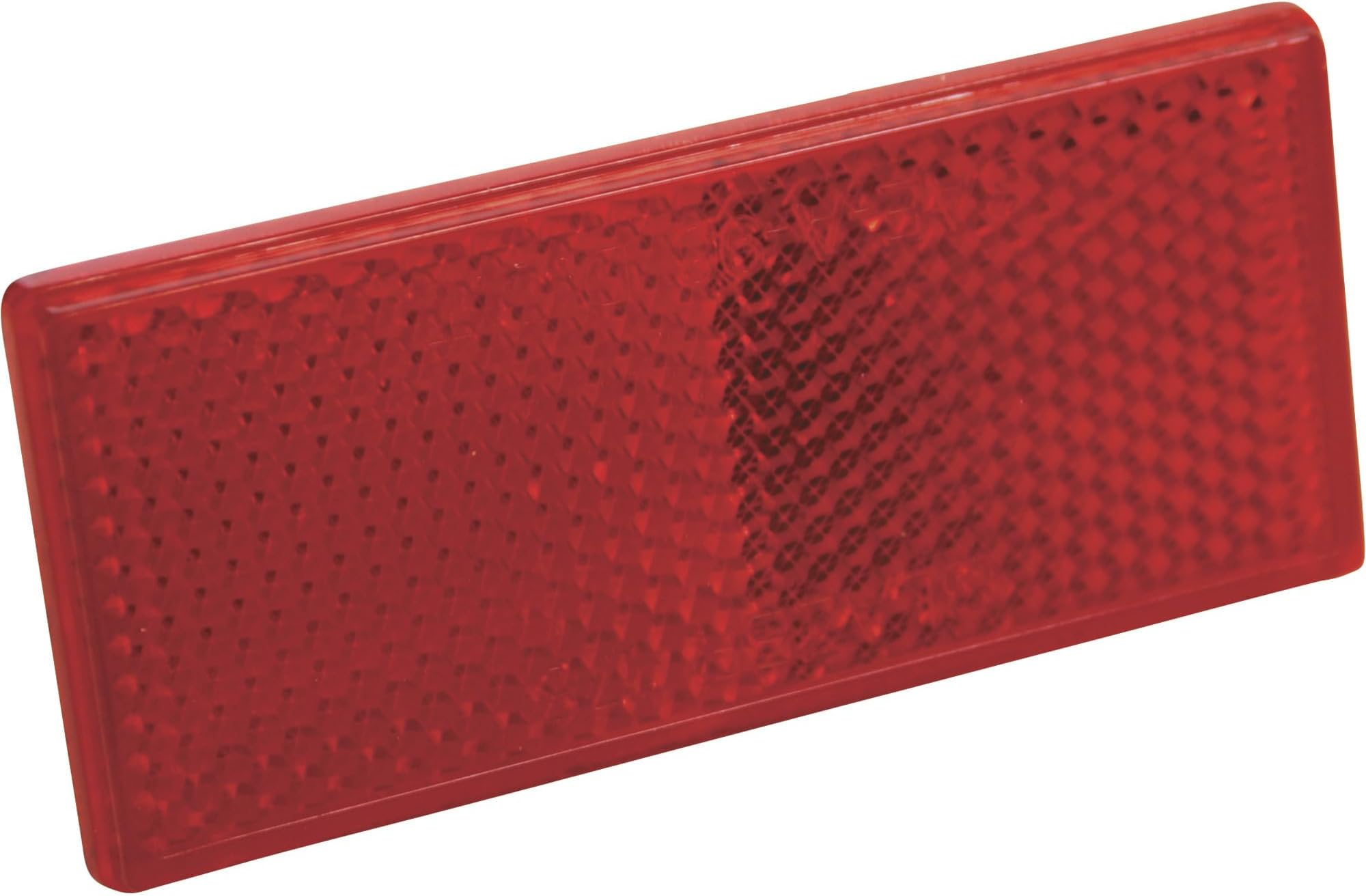 Blazer International B178SRW Rectangular Stick-On Reflector, Red, 2 Pack