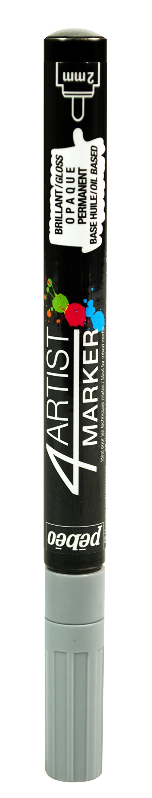 Pebeo 4Artist Grey Marker - 2mm, Round