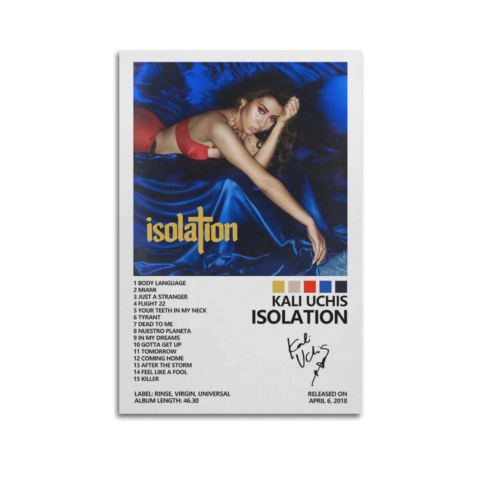 princess polly baby blue dress Kali Uchis | Isolation - 5 Year Anniversary Opaque Blue Jay Vinyl