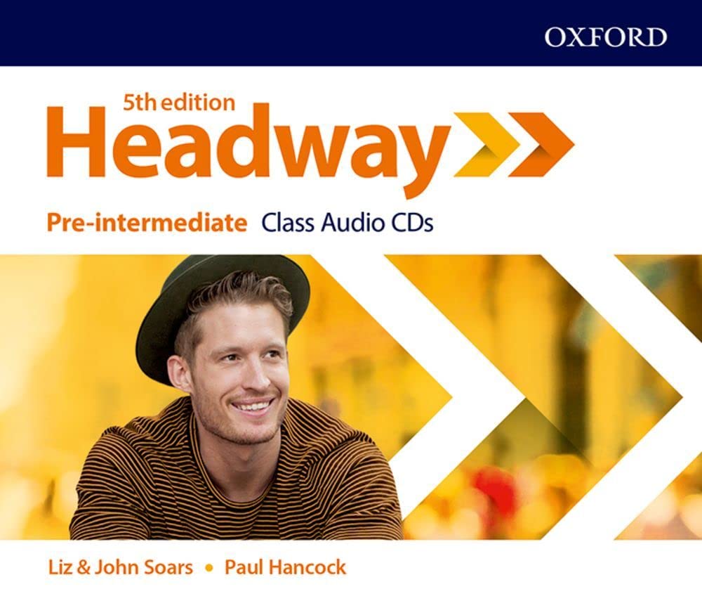 Oxford HEADWAY Pre-intermediate FIFTH EDITION Class Audio CDs @NEW@