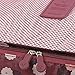 Travel Cubes,Mossio 7 Piece Compact Carry On Luggage Organizer Value Folders Travel Bag Wine Flower