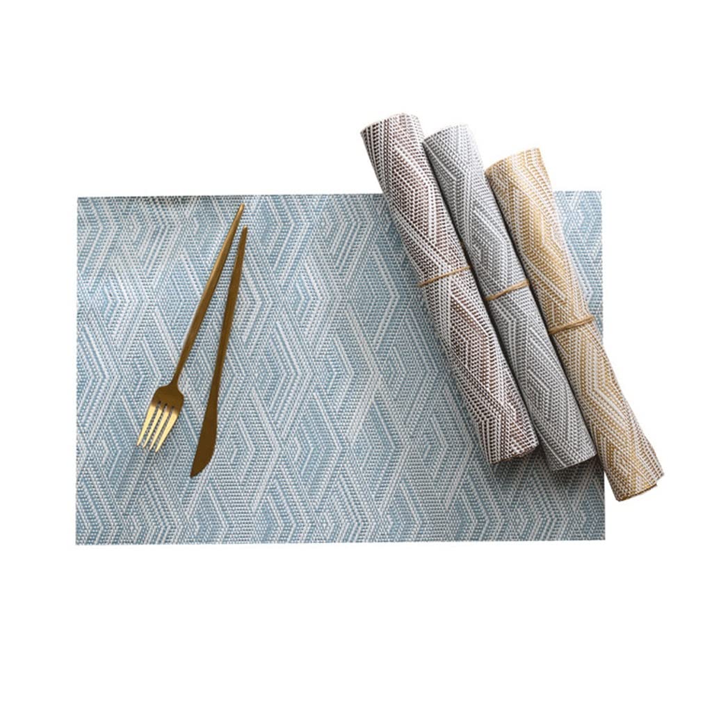 4pcs / lot Napperon Isolation Table À Manger Tapis Pot Bol Assiettes Plaques Dessous De Verre Lavable Napperon (Color : D) HGCHH
