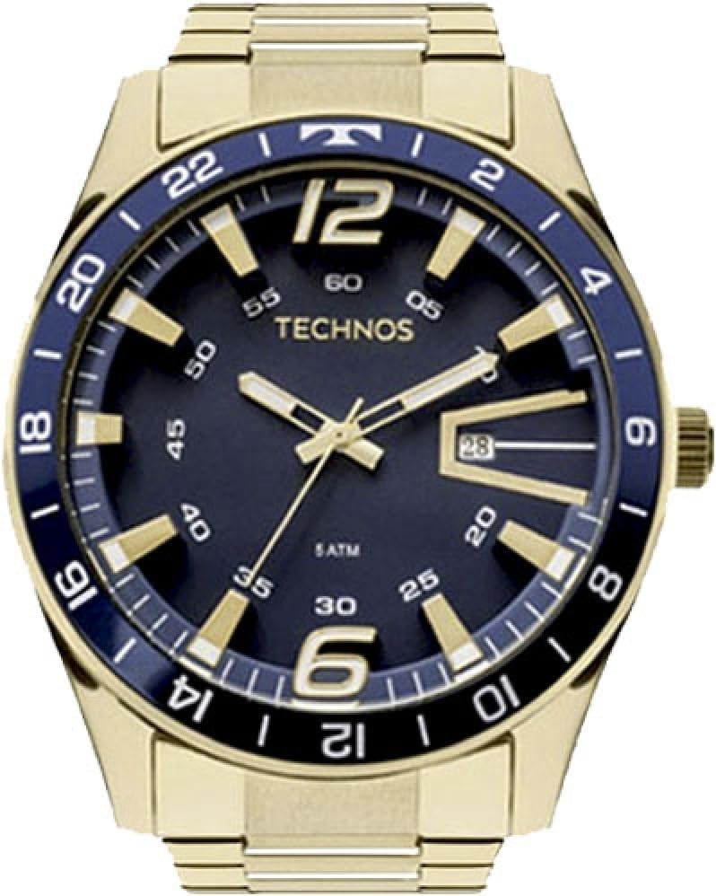 Relógio Technos Masculino Racer Dourado – 2115LAJS/4A