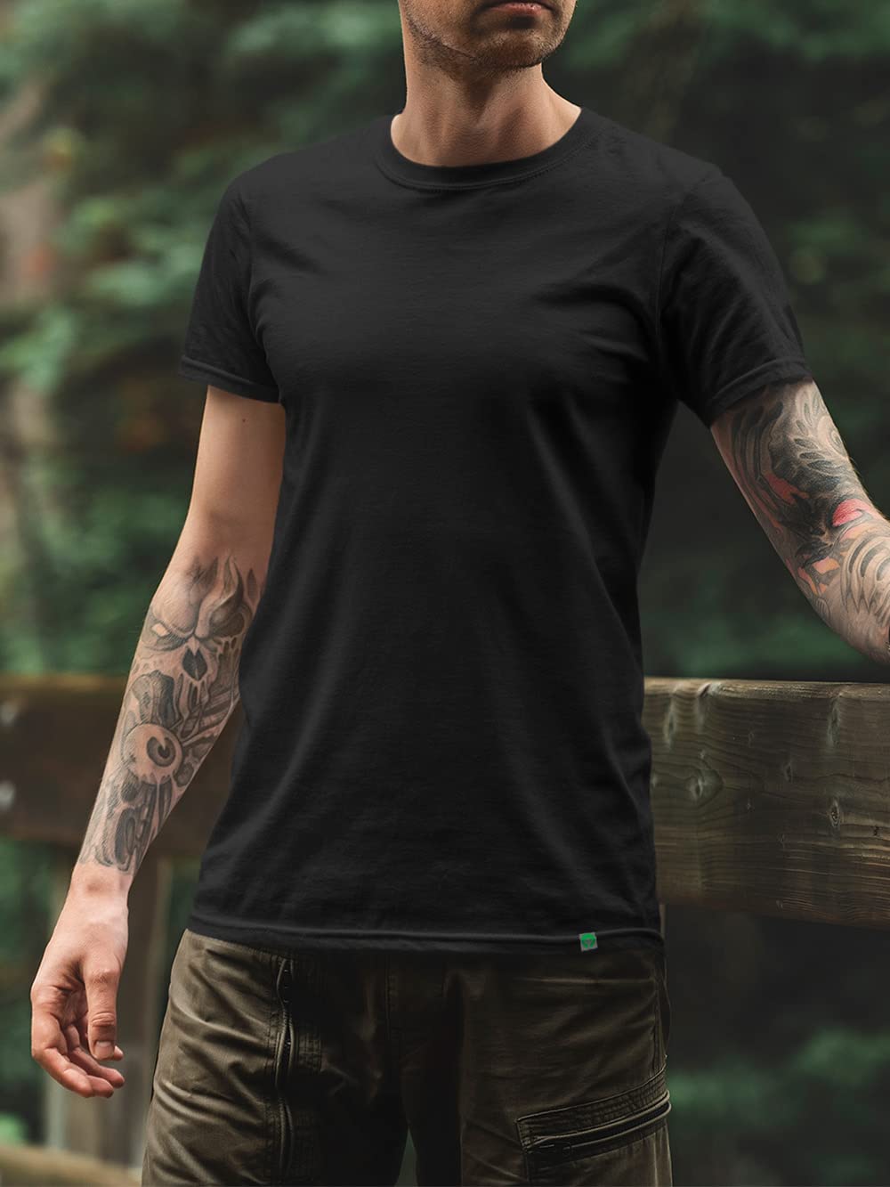 RohStoff 5er Pack Herren T-Shirt Bio, Fair, Vegan