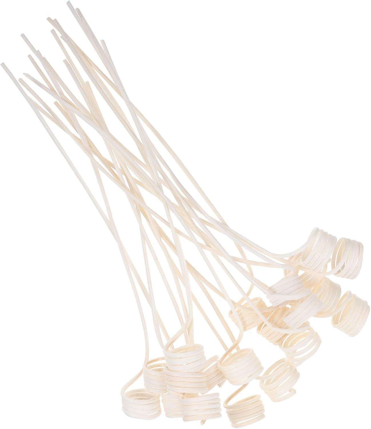 MAGICLULU 100pcs Replaceable Diffuser Sticks Curved Rattan Reeds for Home Fragrance Suitable for Spa Meditation and Bathroom Decor