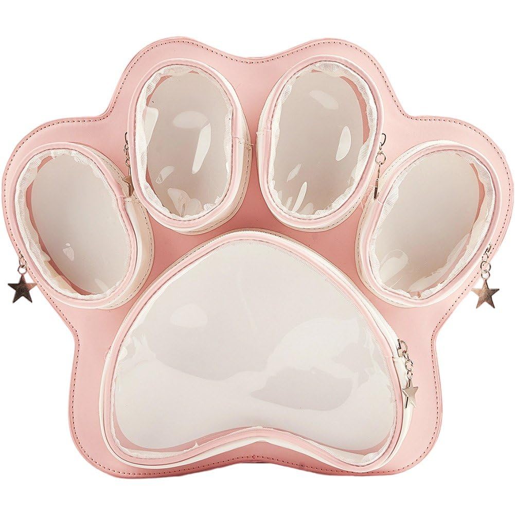 Mochila con forma de pata de gato Hrippy para presumir tus peluches con orgullo y ternura