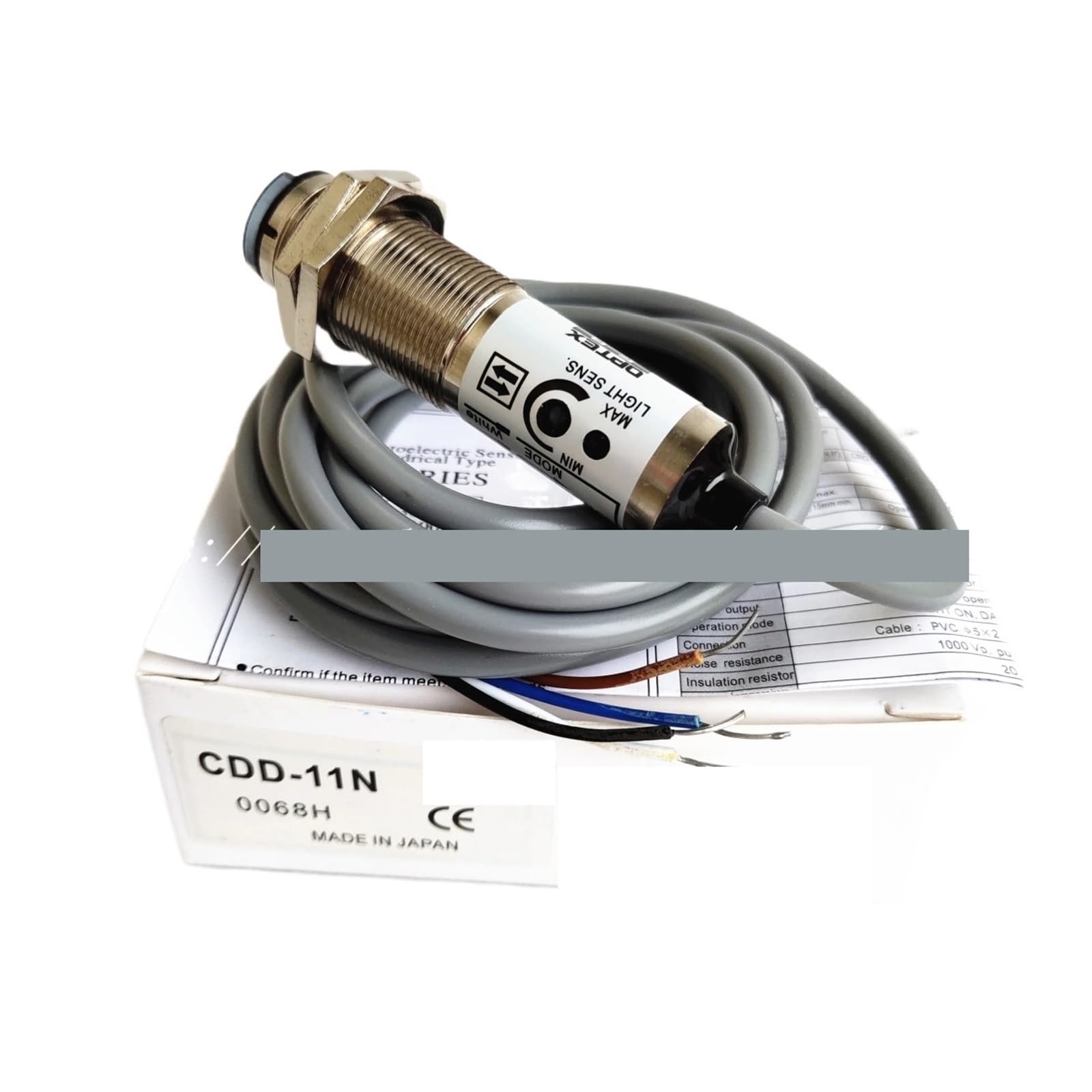 CXFCIHFT 2PCS CDD-11N CDD-11P CDD-40N Photoelectric Switch Sensor(CDD-40P PNP)