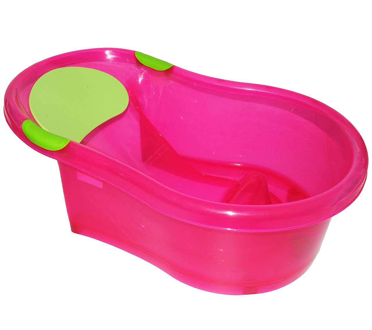 alles-meine.de GmbH XXL Set - zur Geburt - PINK - Erstausstattung - incl. Name - Badewanne - für Neugeborene & Baby´s - mit Liegeerhöhung & Stöpsel/Trittschemel/Nachttopf/S..