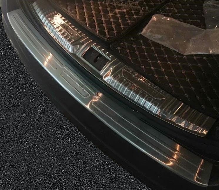 Seuil de coffre en acier inoxydable VW Sharan finition premium - 4