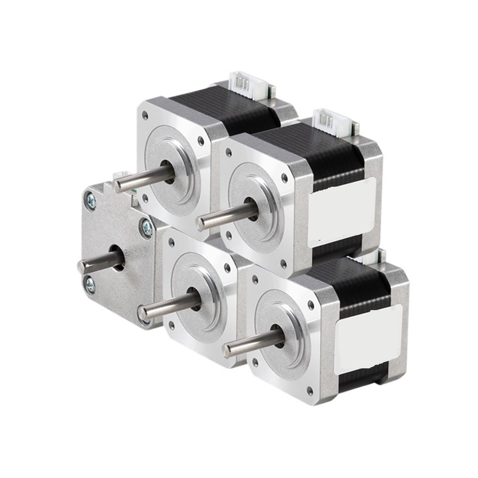 silnik krokowy do naleśników Silnik krokowy Nema 17 0,42 Nm 1,7 A, 2 fazy, 40 mm, 4-żyłowy, do drukarki 3D, grawerki CNC, 17CS04A-170E Silnik krokowy(17CS04A-5pcs)