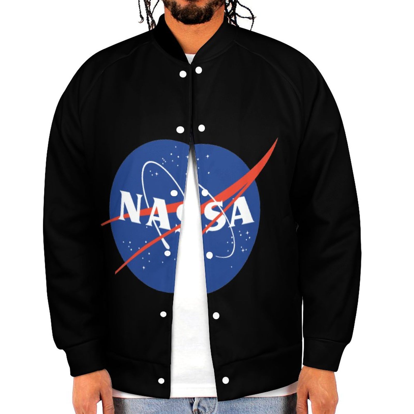 Amazon.co.jp: スタジャン ナサ Nasa メンス ジャケット アウター 
