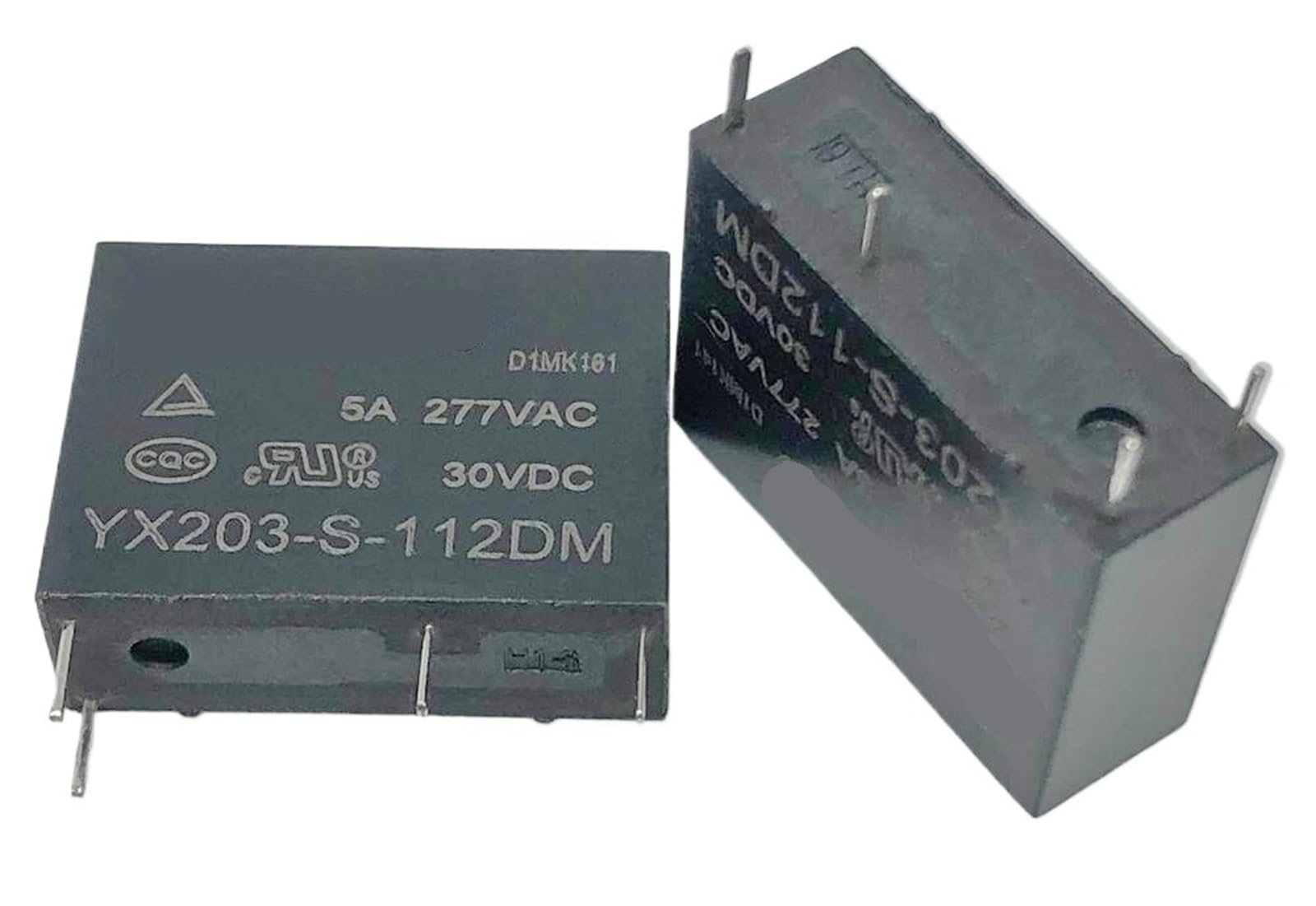 Relais 4 Broches YX203-S-112DM anti-arc electrique 46F1-12V-5A relais miniature de rechange