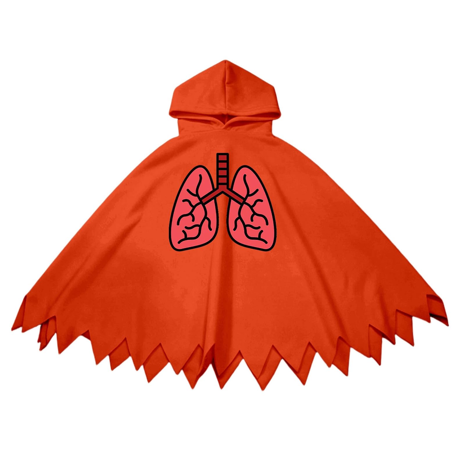 Costume per bambini con stampa scheletro, mantello per feste e spettacoli teatrali