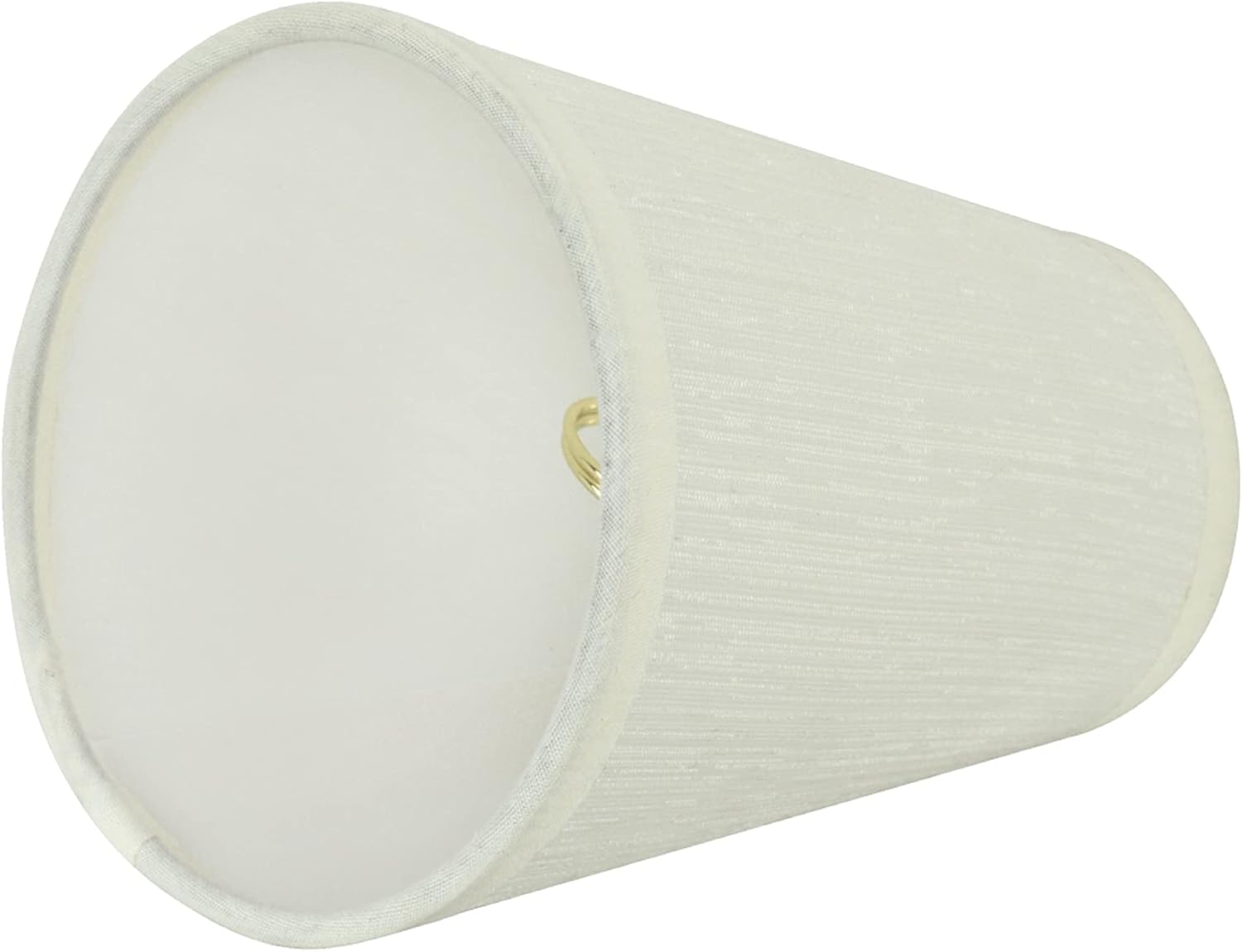 Aspen Creative 32004-9B, Empire Clip-On Chandelier Lamp Shade, Eggshell, 2-1/2" Top x 4" Bottom x 5" Slant Height, Set of 9