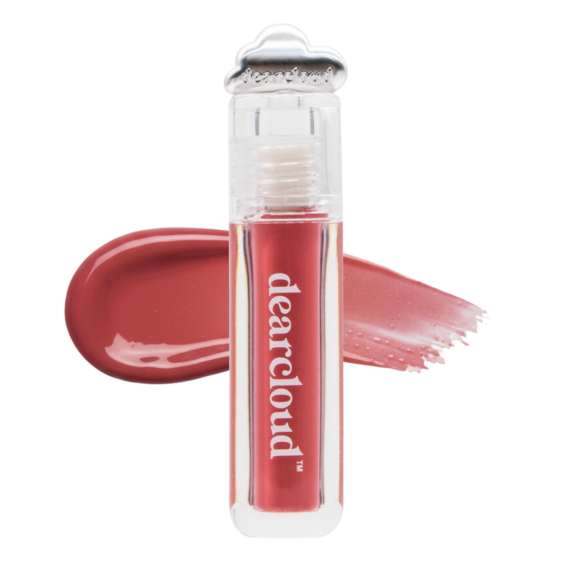 dearcloud Color Crush Lip Tint – Squalane Tinted Lip Balm (Pinky)