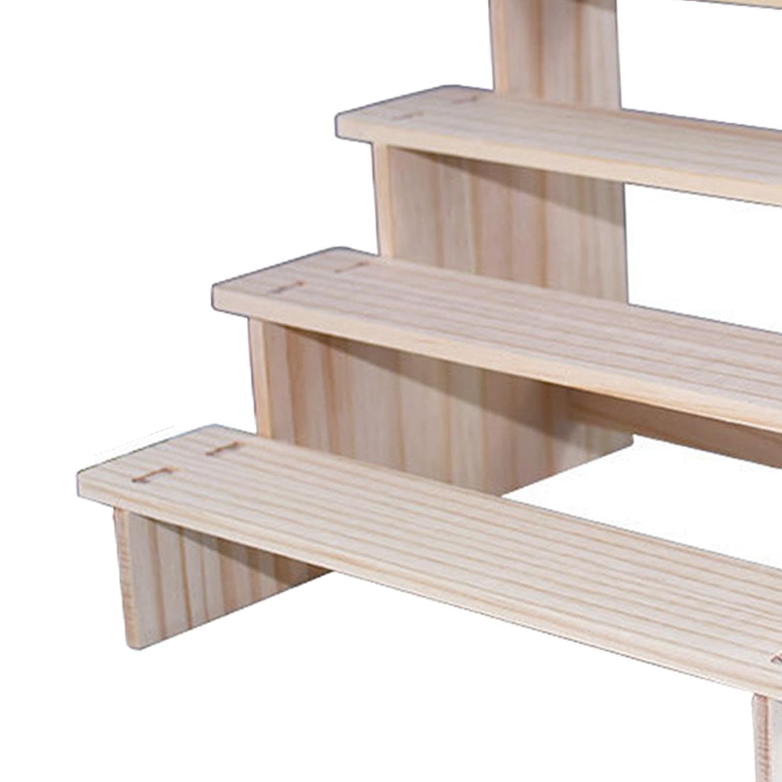 Espositore Rialzato in Legno, Ripiano Rialzato per Gioielli, Espositore Rettangolare in Legno per Caramelle, Dessert, Vendita al Dettaglio, Scarpe, da