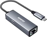 BENFEI USB-C à l'adaptateur Ethernet, USB Type C (Thunderbolt 3/4) à RJ45 Ethernet Gigabit LAN Adaptateur réseau compatible avec iPhone 15 Pour/Max, MacBook Pro/Air 2023, iPad Pro,iMac, S23, XPS 17 et plus encore