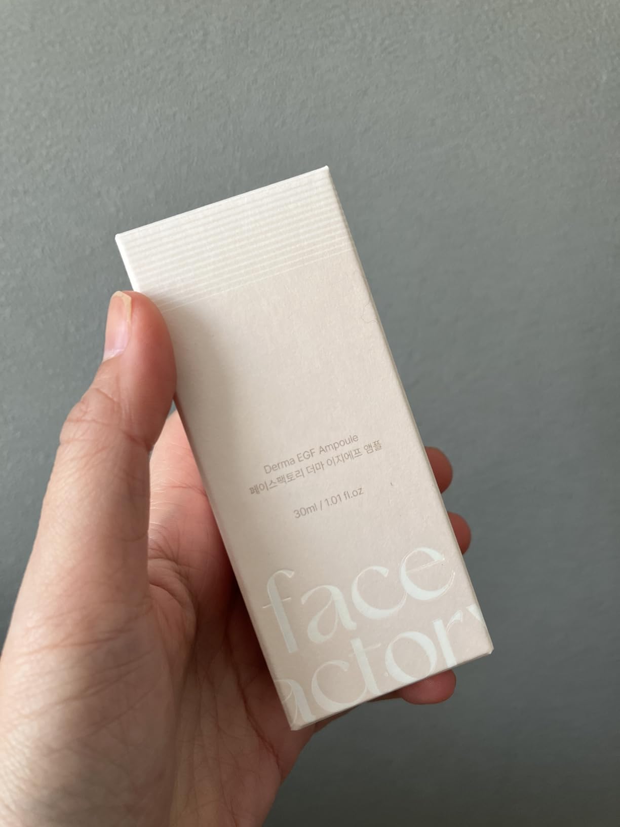 FACE FACTORY Derma EGF Ampoule, Glass Skin Serums, Skin Regeneration, Korean Skincare, Triple-HA, Anti-Aging Serum, EGF, Non-Sticky, Fast Absorbing, Hydration, Soothing & Repairing (30ml/1.01fl oz)
