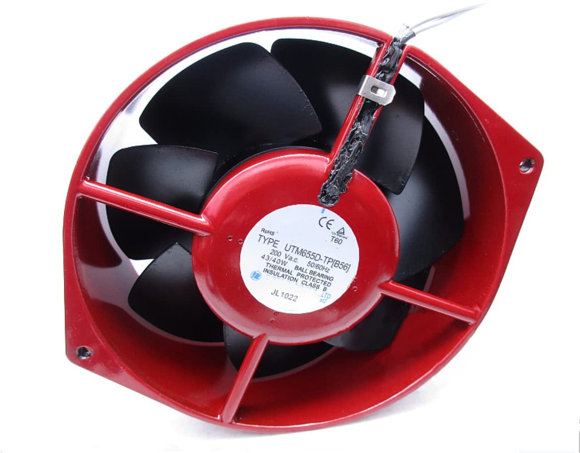 UTM655D-TP[B56] 200VAC 43/40W 17255 172mm 2-Wire Cooling Fan 172X150X55MM