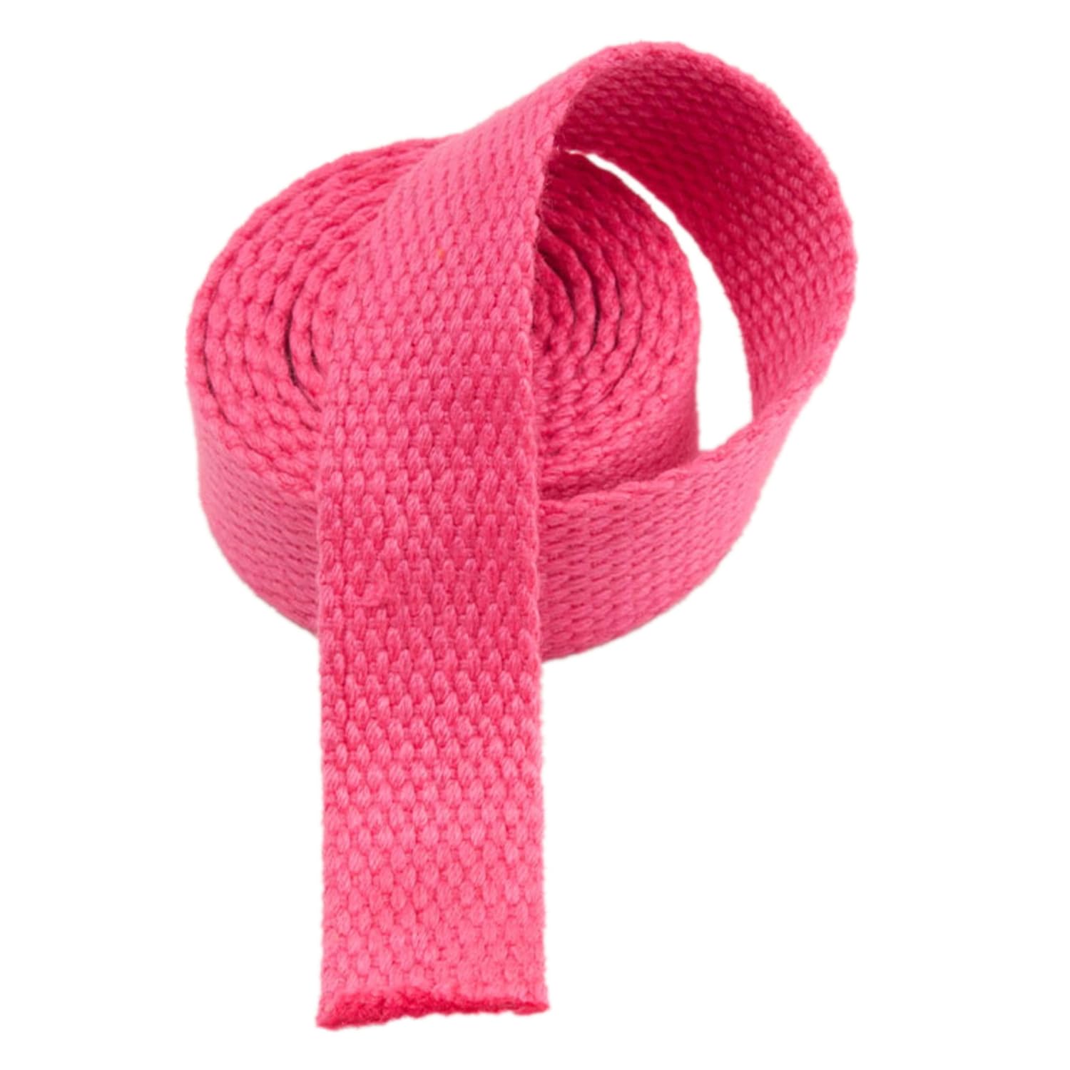 Sangle en nylon et polyester coton 25mm multicolore - Ruban couture Fresh Pink 20 yards
