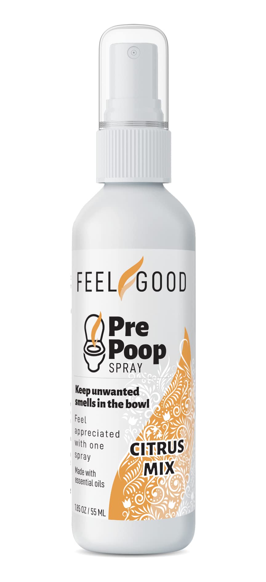 Pre-Poop Toilet Spray Feel Good MyMe Fresh Odour Remover Room Scent (Citrus Mix)