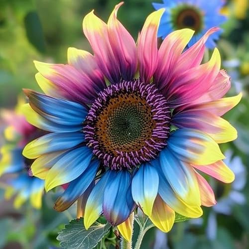 Miniatura 2 de Más de 200 semillas de girasol gigantes para plantar, semillas de girasol mixtas sin OMG, flor perenne que atrae a los polinizadores
