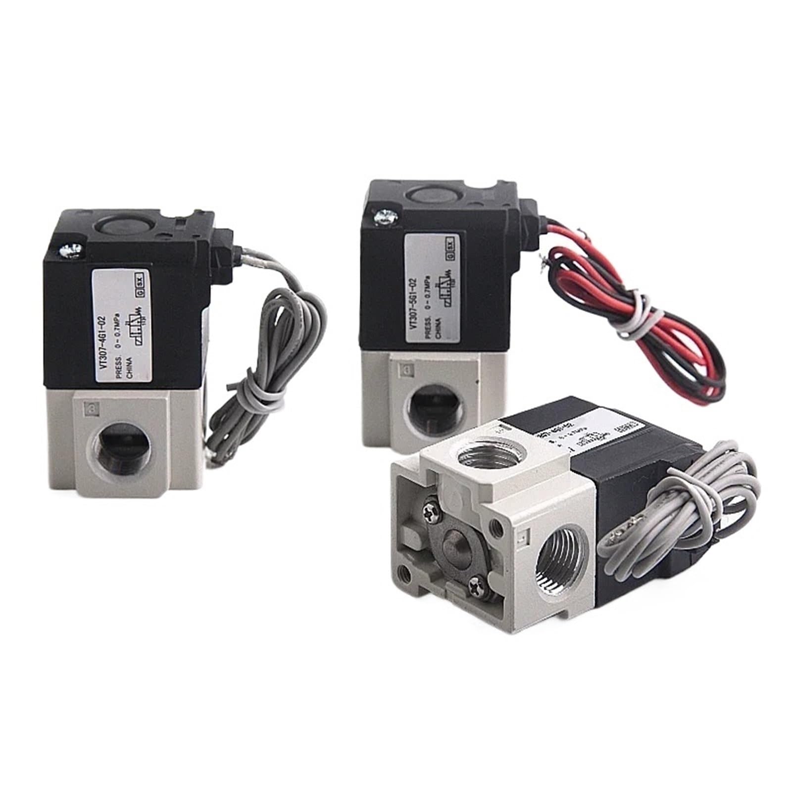 Vanne pneumatique haute fréquence VT307 à commutation rapide poppet 3 ports