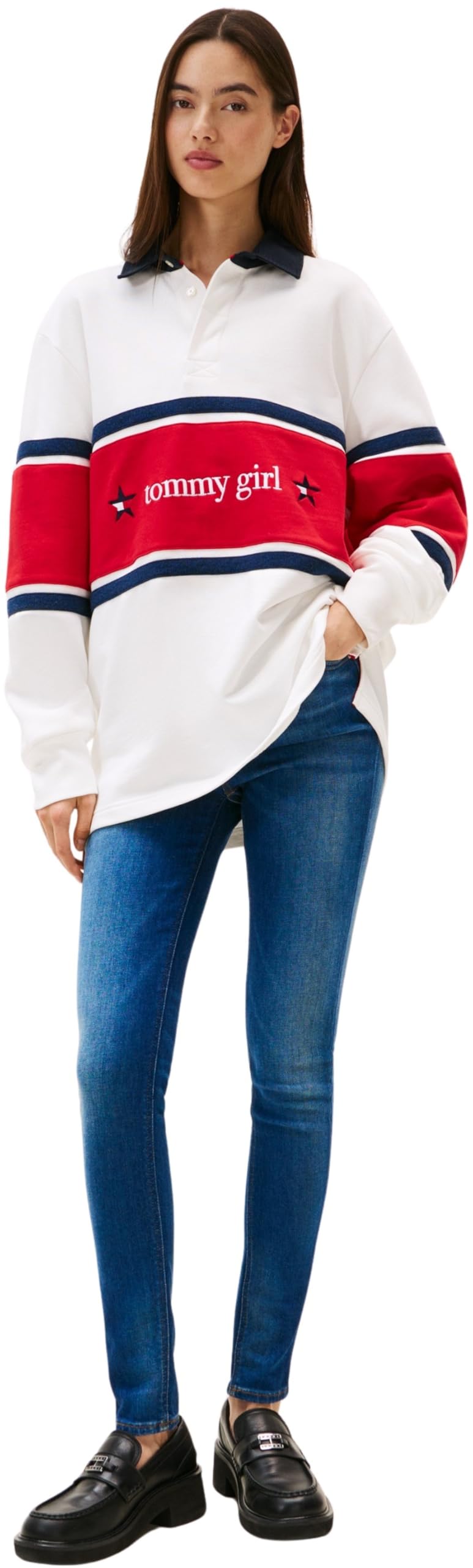 Tommy Jeans Damen Jeans Hose Nora Skinny Fit