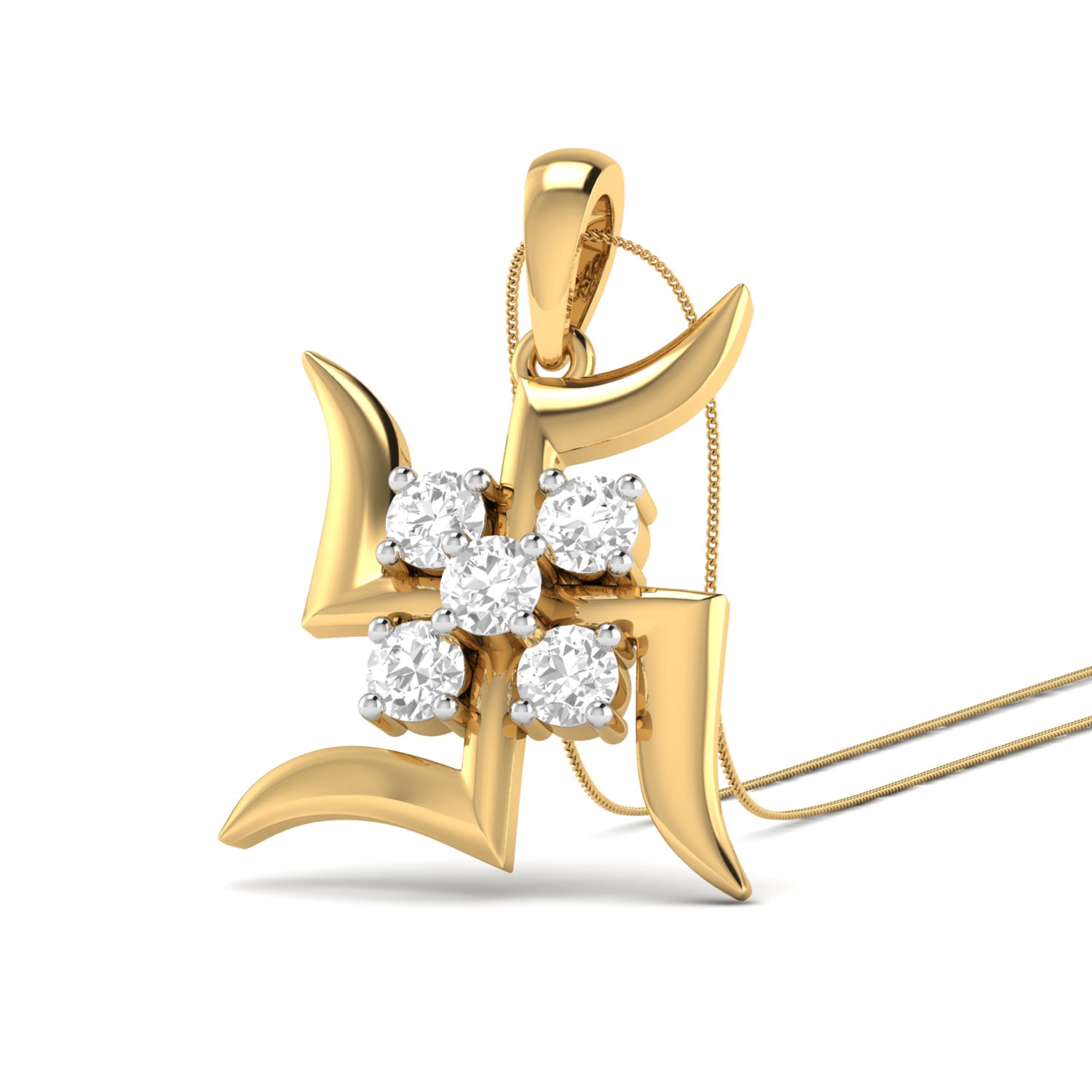 The Kamy 18KT Yellow Gold & Diamond Pendant-image-42