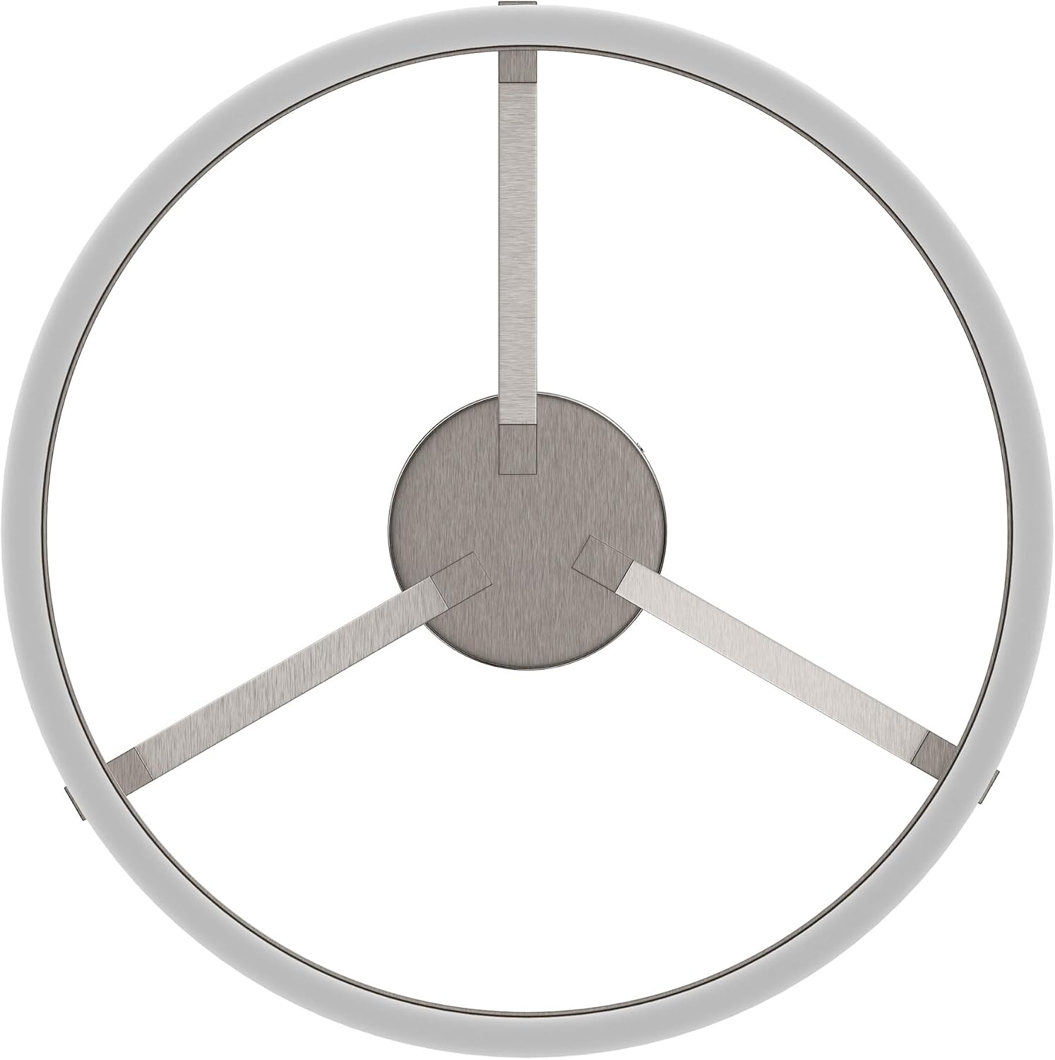LEDMyplace 25W Modern LED Ring Semi Flush Mount Ceiling Light, Dimmable LED Light Fixtures, 3000K Warm White, 1450 Lumens, Indoor Lighting, Ceiling Lamp for Living Room, Hallways, Bedroom